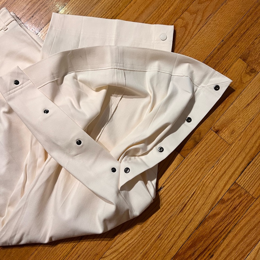 NWT Off-White Wide Legged Ankle Pants - Picture 5 of 7